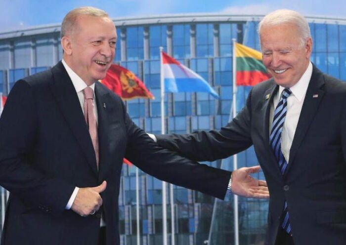 Erdoğan from Turkey, Biden from USA