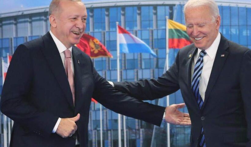Erdoğan from Turkey, Biden from USA