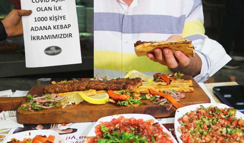 Turkey, restaurant offers free kebab for vaccine