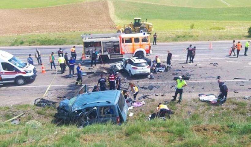 Turkey, terrible traffic accident