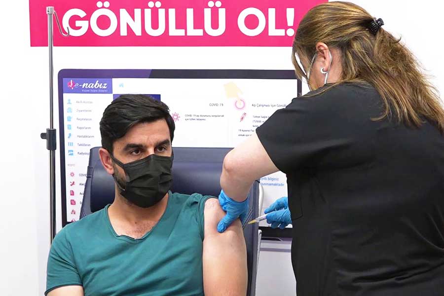 Turkey, volunteers for the Turkish coronavirus vaccine