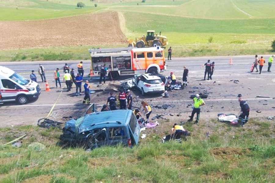 Turquía, terrible accidente de tráfico