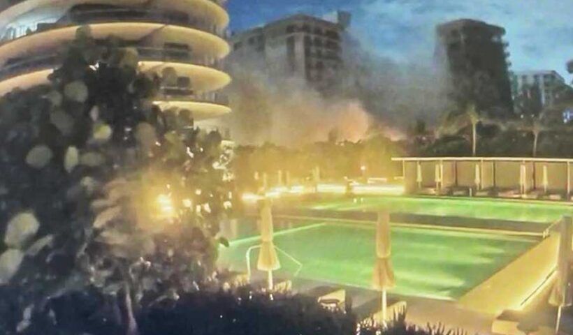 USA, building collapses in Miami