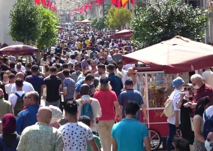 Istanbul, İstiklal Avenue amidst pandemic