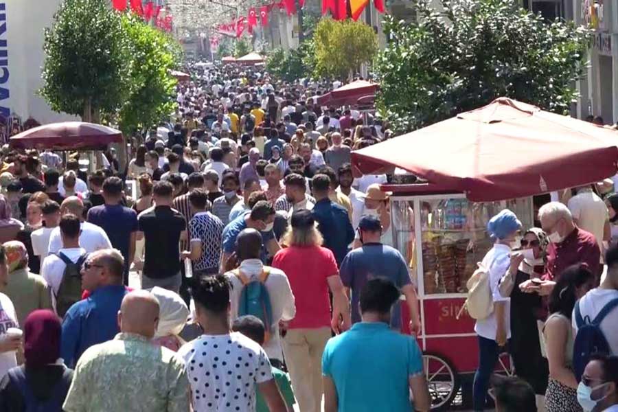 Istanbul, İstiklal Avenue amidst pandemic