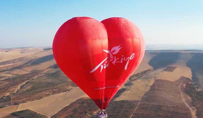 Turkey, balloon flights over Göbeklitepe