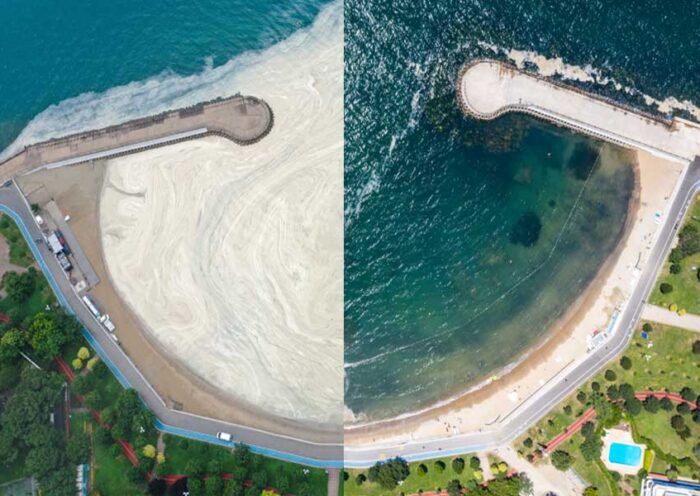 Turkey, cleaning of sea snot
