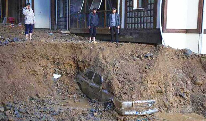 Turkey, floodings in Rize