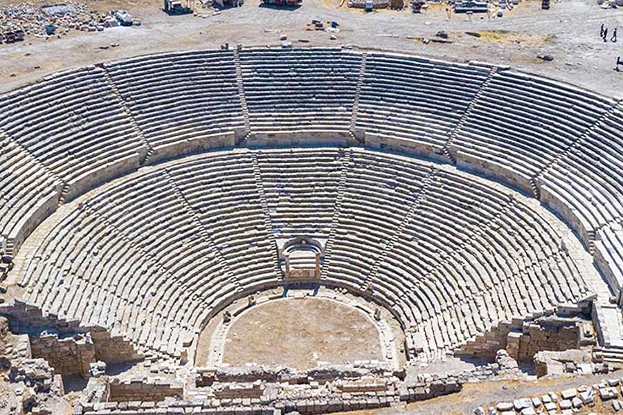 Turkey, Roman theatre in Laodicea