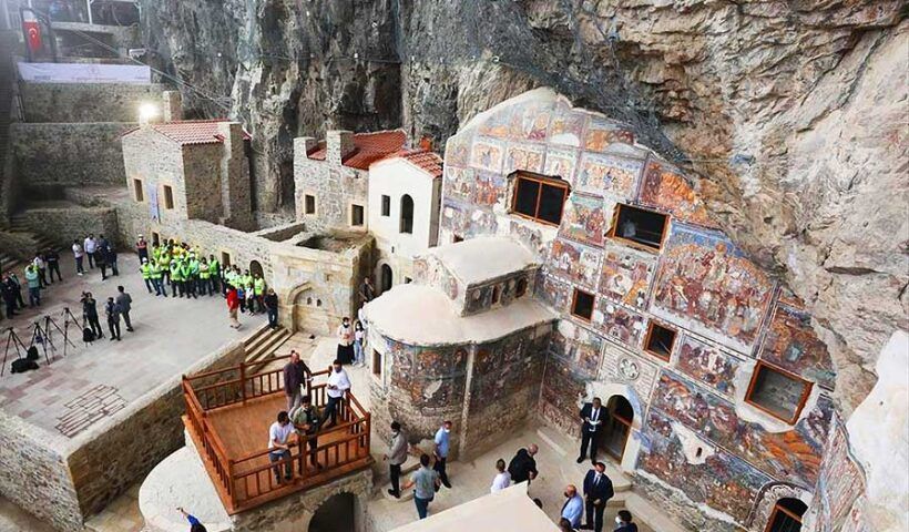 Turkey, Sümela monastery restoration