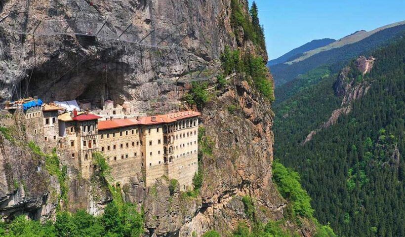 Turkey, Sümela monastery (Trabzon) restoration