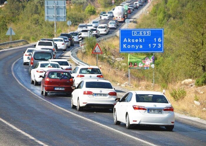 Turkey, traffic jams during return of holidays