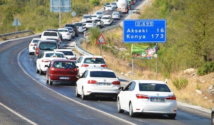 Turkey, traffic jams during return of holidays