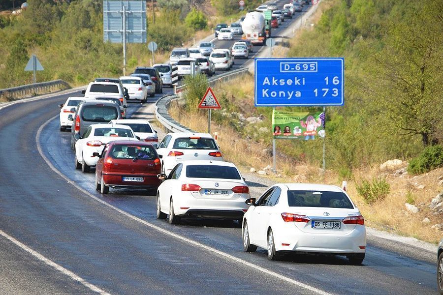 Turkey, traffic jams during return of holidays