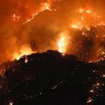 Turquía, incendios forestales en Mersin