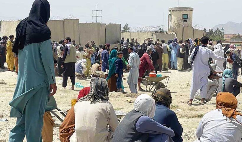 Afghanistan, Afghans trapped at Kabul Airport