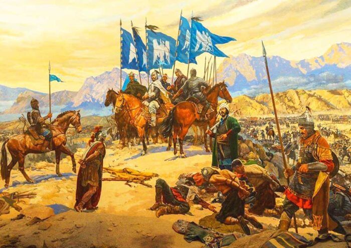 Battle of Manzikert, Seljuk Turks against Byzantines