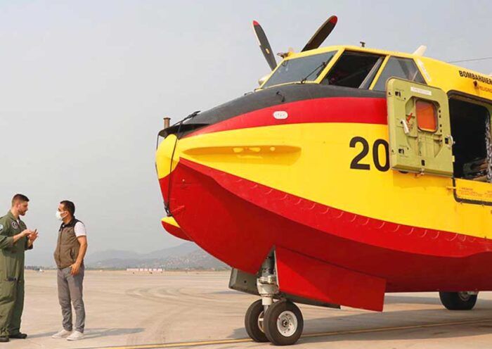 Turkey, Spanish crews of the planes sent to fight wildfires