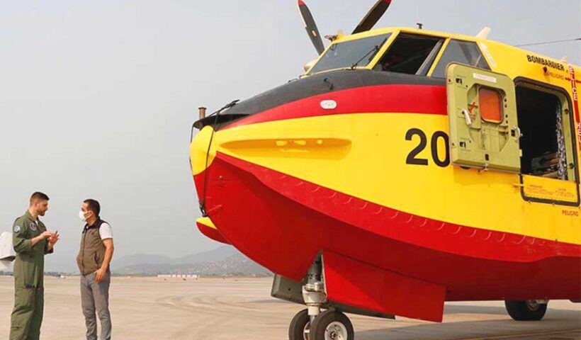 Turkey, Spanish crews of the planes sent to fight wildfires