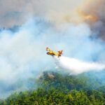 Turkey, Spanish plane fights wildfires