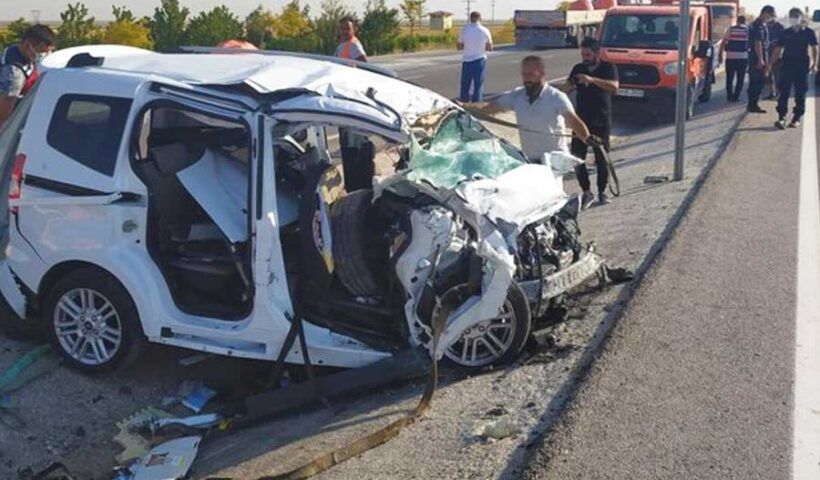 Turkey, traffic accident in Konya