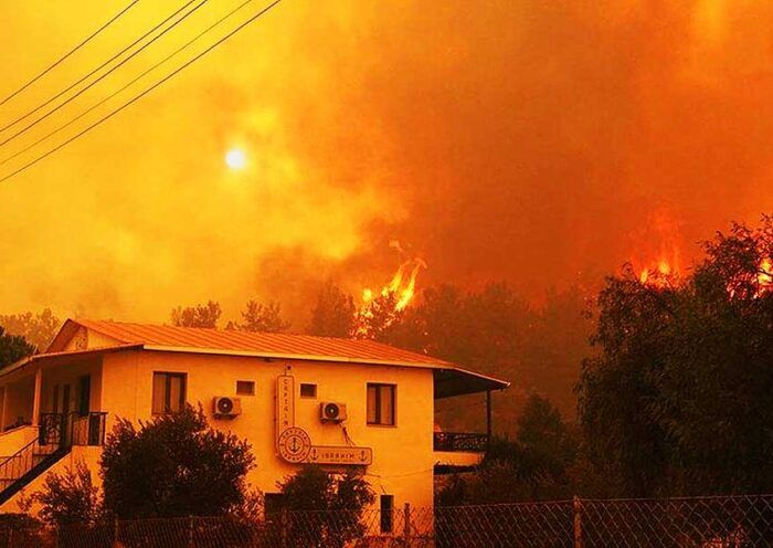 Turkey, wildfires in Muğla