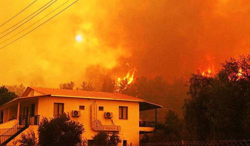 Turkey, wildfires in Muğla