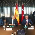 España, visita del presidente del parlamento turco