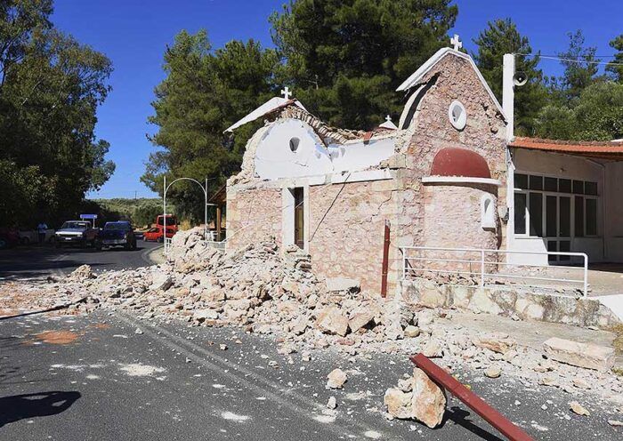 Greece, images of the Crete earthquake