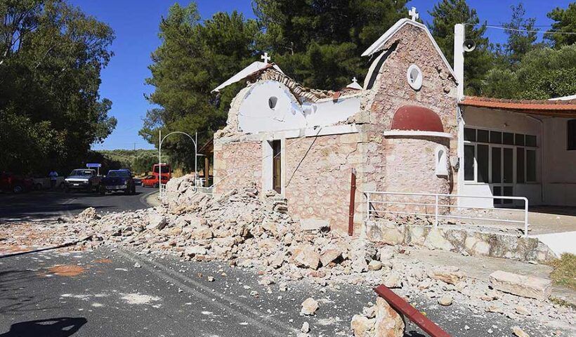 Greece, images of the Crete earthquake