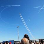 Istanbul, air show during TEKNOFEST