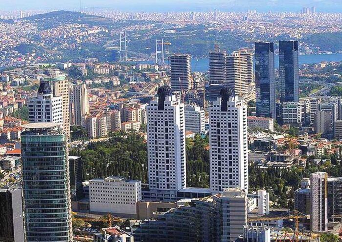 Istanbul, skyscrapers