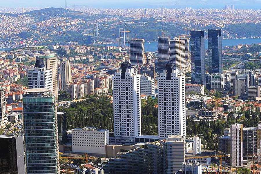 Istanbul, skyscrapers