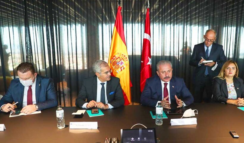 Spain, visit by Turkish Parliament speaker