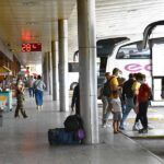 Turkey, bus station during the pandemic