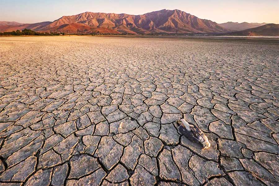 Turquía, lago seco por el cambio climático