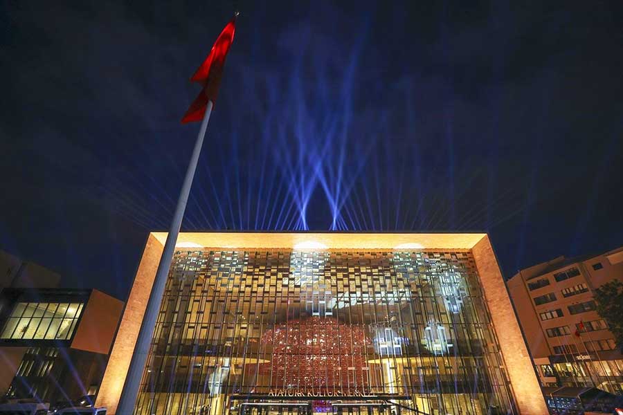 Istanbul, inauguration of the new Atatürk Cultural Centre