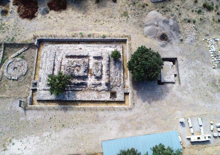 Turkey, archaeology, ancient altar near Troy