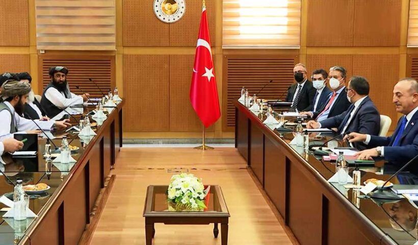 Turkey, meeting in Ankara with the Taliban