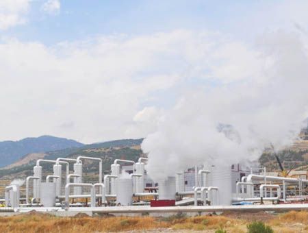 central geotérmica en Kizildere, Turquía