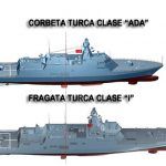 corbeta y fragata de fabricación turca
