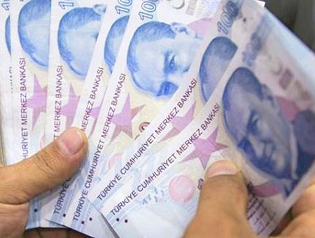 dinero y billetes, lira turca