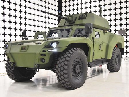 empresas, Otokar, vehículo blindado eléctrico