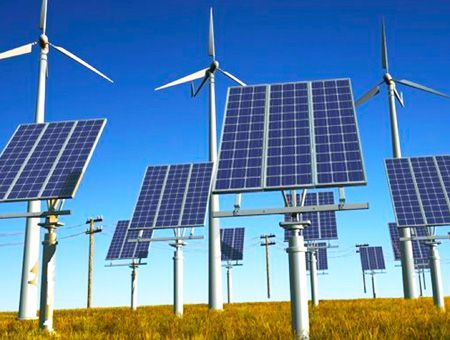 energías renovables, solar y eólica