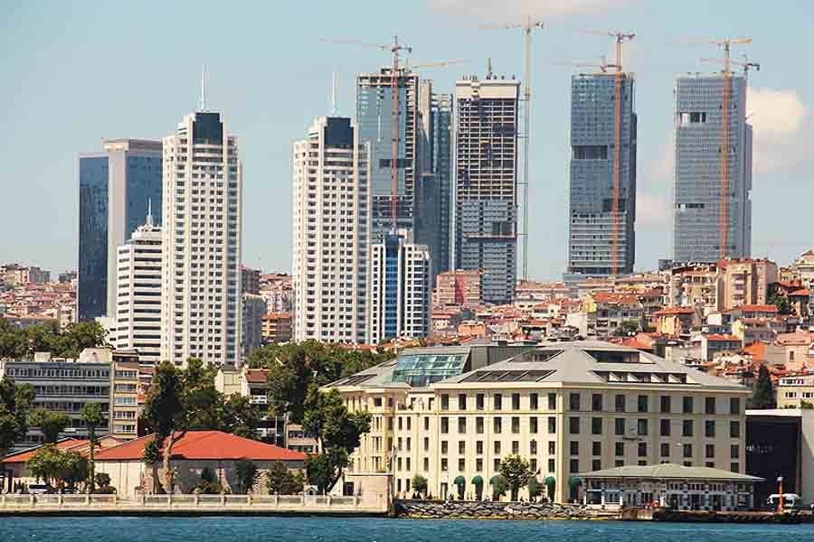 Estambul, construcción de rascacielos