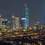 Estambul, rascacielos en Levent
