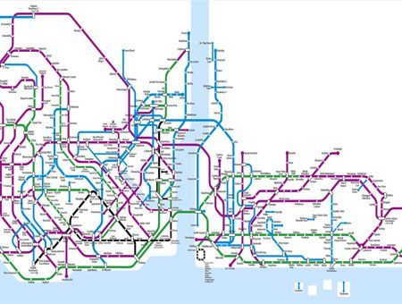 Estambul, mapa de las líneas de metro