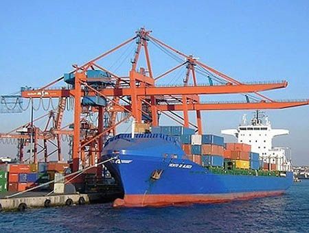 exportación, puerto y comercio