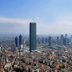 Levent, Estambul, construcción del rascacielos Saphire