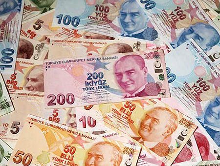 lira turca, billetes